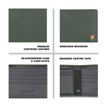 UCB Roan Men's Leather Passcase Wallet