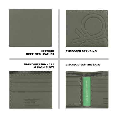 UCB Anzio Men's Leather Passcase Wallet