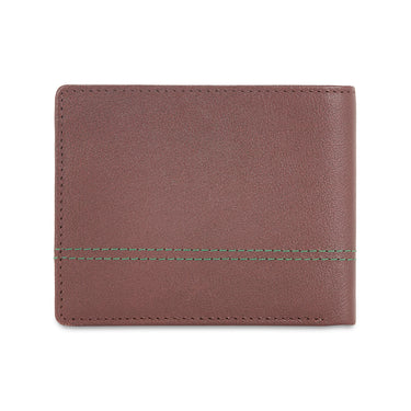 United Colors of Benetton Roque Men's Leather Global Coin Wallet-brown