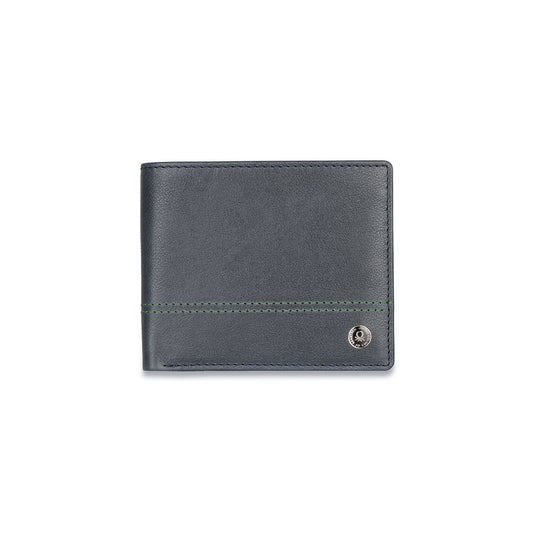 UCB Roque Men's Leather Global Coin Wallet navy