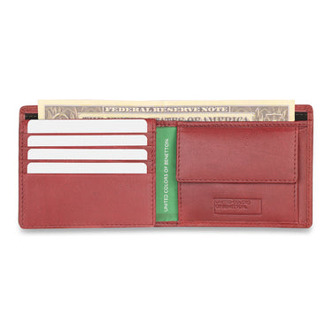 UCB Roque Men's Leather Multi Card Coin Wallet