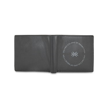 UCB Cormack Men's Leather Global Coin Wallet black