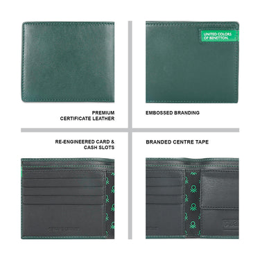 UCB Corvin Men's Leather Global Coin Wallet