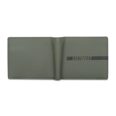 UCB Cloyd Men's Leather Global Coin Wallet Olive