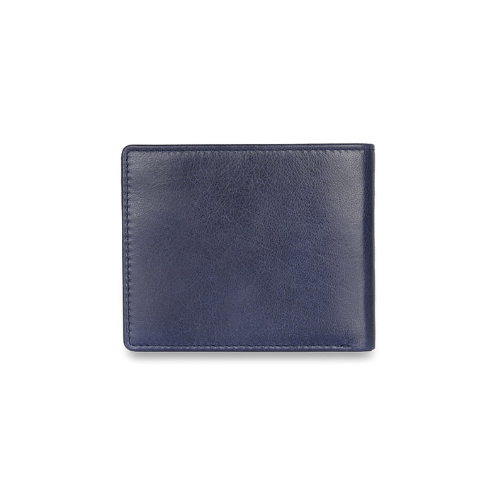UCB Camrin Men's Leather Global Coin Wallet Navy