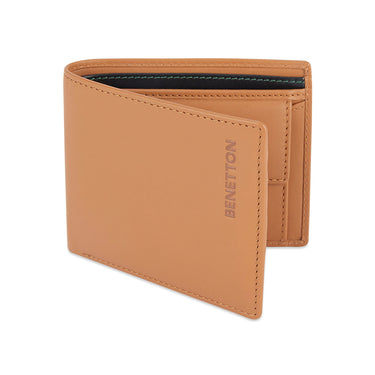 UCB Justino Men's Leather Global Coin Wallet Tan