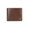 UCB Brenon Men's Leather Global Coin Wallet Brown