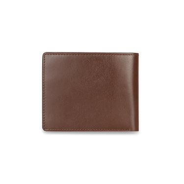 UCB Brenon Men's Leather Global Coin Wallet Brown