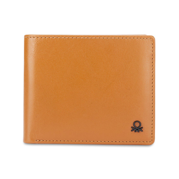 Benetton men's leather wallet price deals