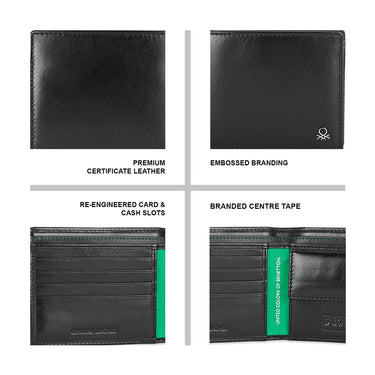 UCB Brenon Men's Leather Global Coin Wallet Tan