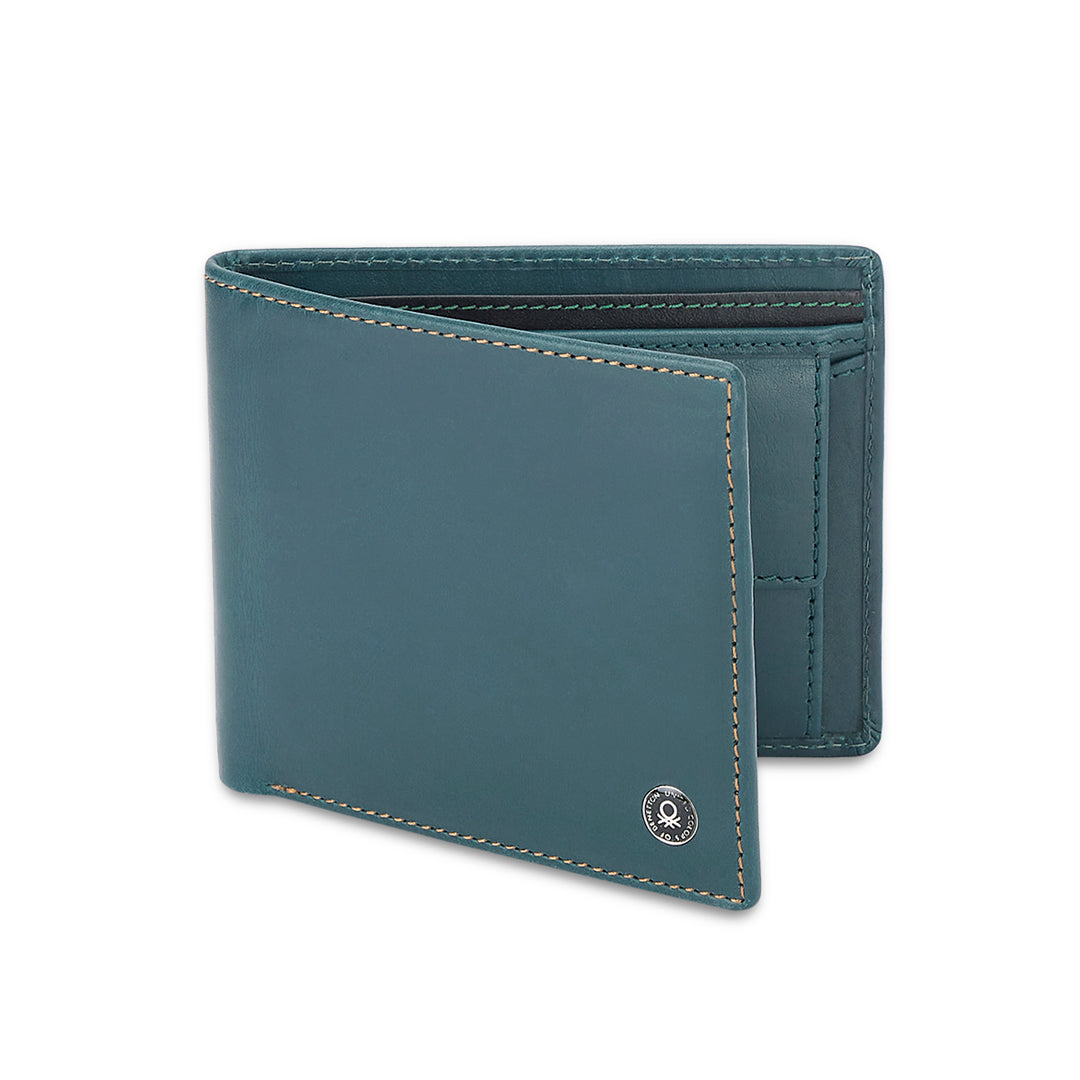 UCB Bron Men's Leather Global Coin Wallet