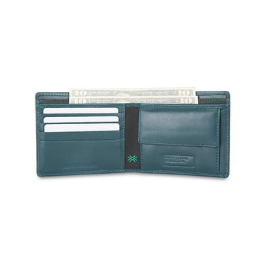 UCB Bron Men's Leather Global Coin Wallet