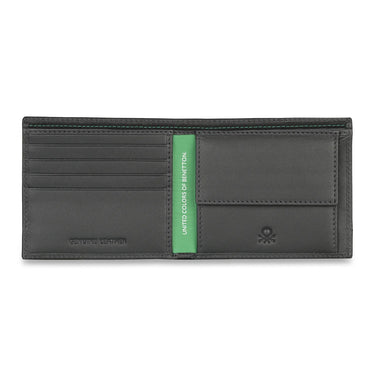United Colors of Benetton Castriel Men’s Global Coin Leather Wallet-Navy