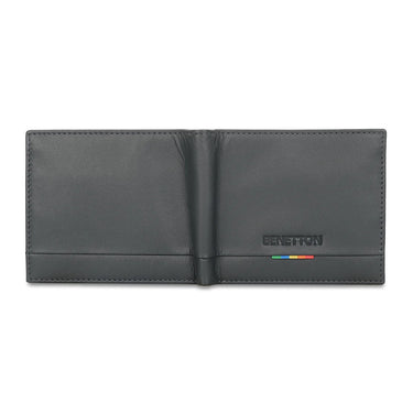 United Colors of Benetton Castriel Men’s Global Coin Leather Wallet-Navy