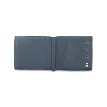 United Colors of Benetton Caspian Men’s Global Coin Leather Wallet-Navy