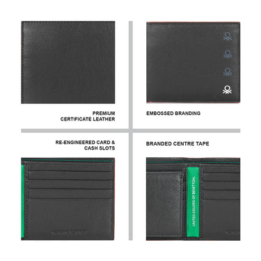 UCB Caspian Men's Leather Passcase Wallet