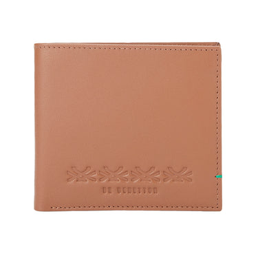 UCB Bradley Men's Leather Global Coin Wallet tan