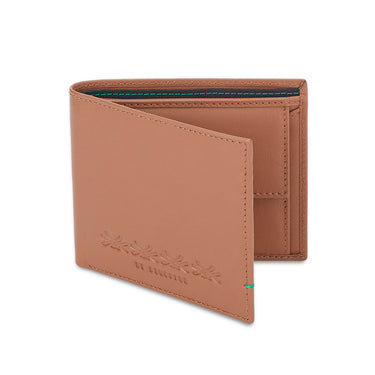 UCB Bradley Men's Leather Global Coin Wallet tan