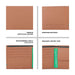 UCB Bradley Men's Leather Global Coin Wallet tan