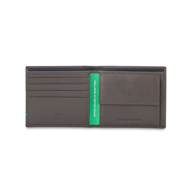 UCB Bradley Men's Leather Global Coin Wallet Brown