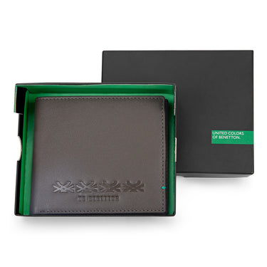 UCB Bradley Men's Leather Global Coin Wallet Brown