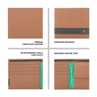 UCB Kade Men's Leather Global Coin Wallet