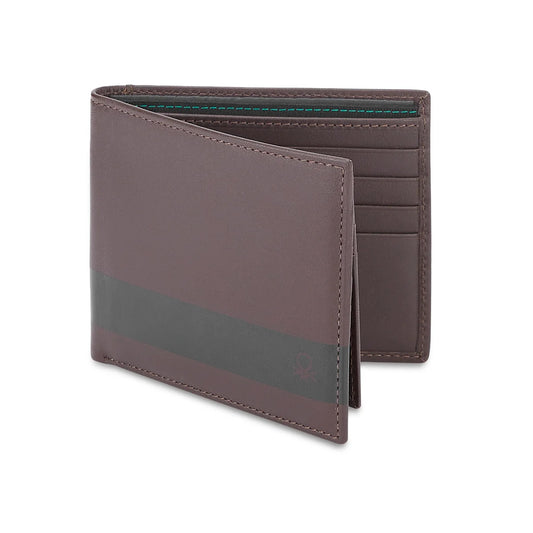 United Colors of Benetton Kade Men's Leather Passcase Wallet