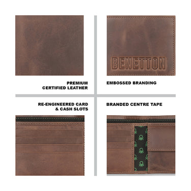 UCB Osmond Men's Leather Global Coin Wallet