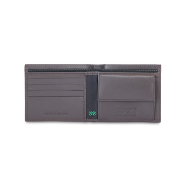 United Colors of Benetton Ackley Men’s Global Coin Leather Wallet-Brown