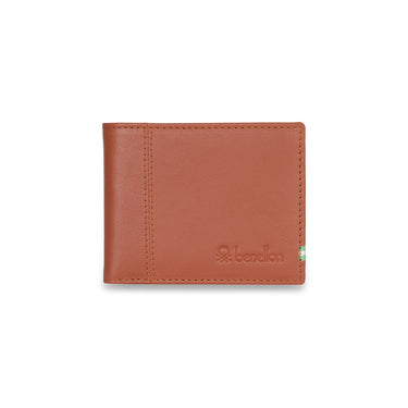 UCB Mace Men's Leather Global Coin Wallet Tan