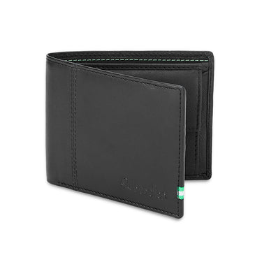 UCB Mace Men's Leather Global Coin Wallet Tan Black