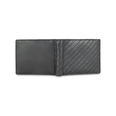 UCB Nolen Men's Leather Global Coin Wallet Black