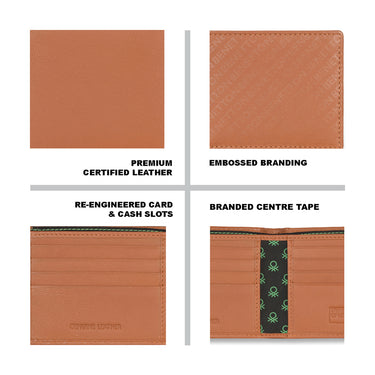 UCB Nolen Men's Slimfold Wallet tan