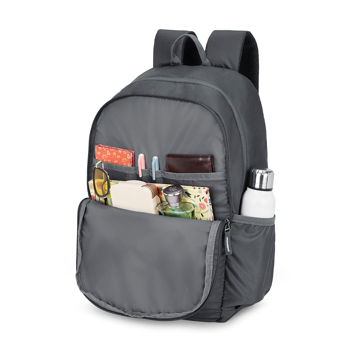 United Colors of Benetton Darnell Non Laptop Backpack-Grey