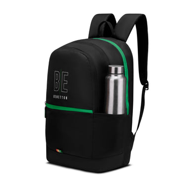 benetton black pouch foldable travel backpack United Colors of Benetton Ming Non Laptop Backpack – BAGLINE