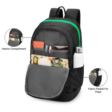 United Colors of Benetton Ming Non Laptop Backpack Black