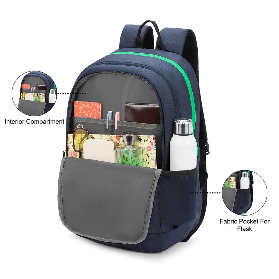 United Colors of Benetton Ming Non Laptop Backpack Navy