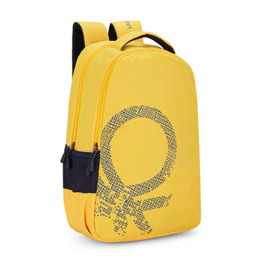 United Colors of Benetton Calypso Laptop Backpack Yellow