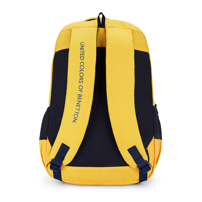 United Colors of Benetton Calypso Laptop Backpack Yellow