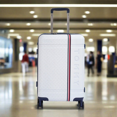 Tommy Hilfiger Millennia Hard Luggage White Cabin