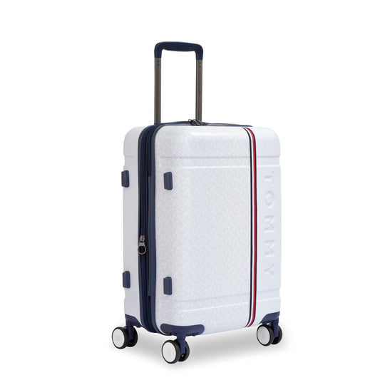 Tommy Hilfiger Millennia Hard Luggage White Cabin