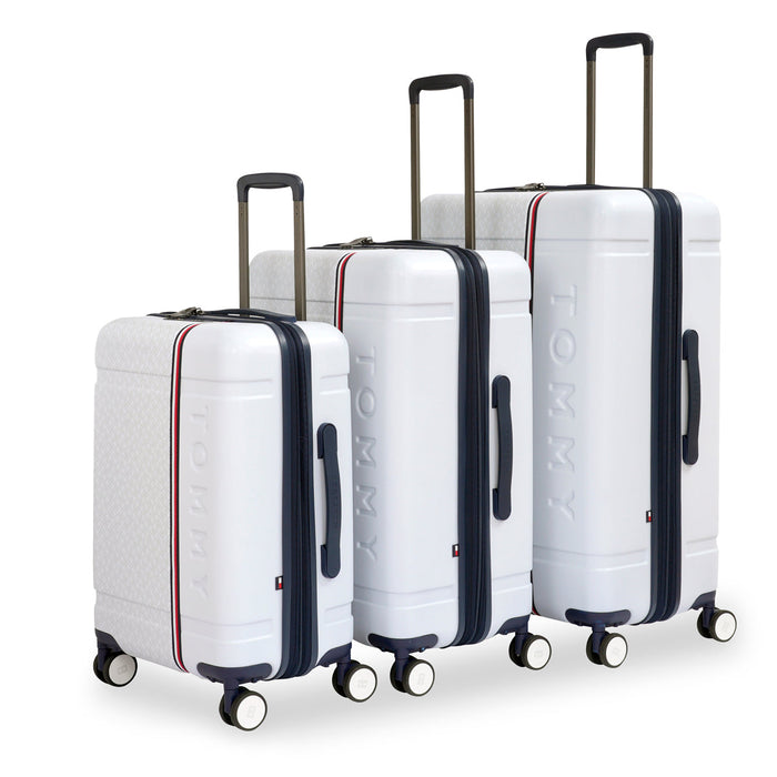 Tommy Hilfiger Millennia Hard Luggage White Mid