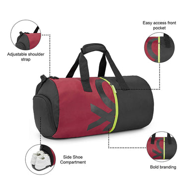 United Colors of Benetton Vivid Gym Bag Red