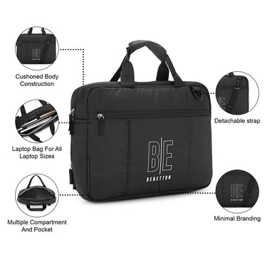 United Colors of Benetton Clover Business Case Black