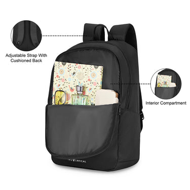 The Vertical Seth Backpack Black