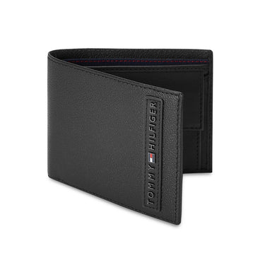 Tommy Hilfiger Arendal Mens Leather Global Coin Wallet-Black