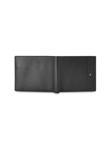 Tommy Hilfiger Arendal Mens Leather Global Coin Wallet-Black