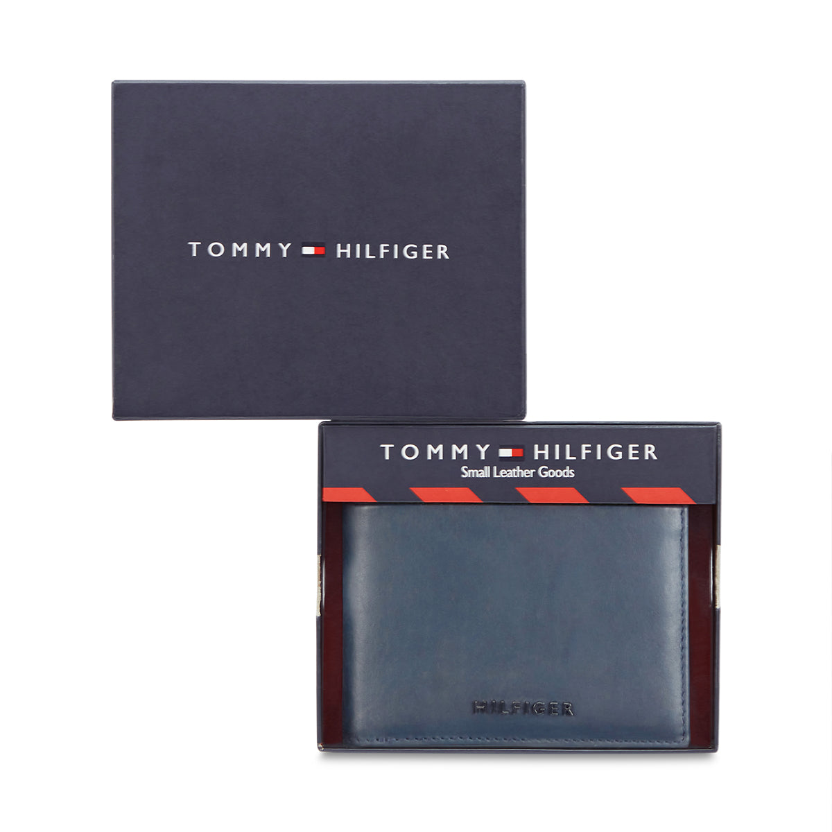 Tommy Hilfiger Drammen Men's Leather Wallet Navy