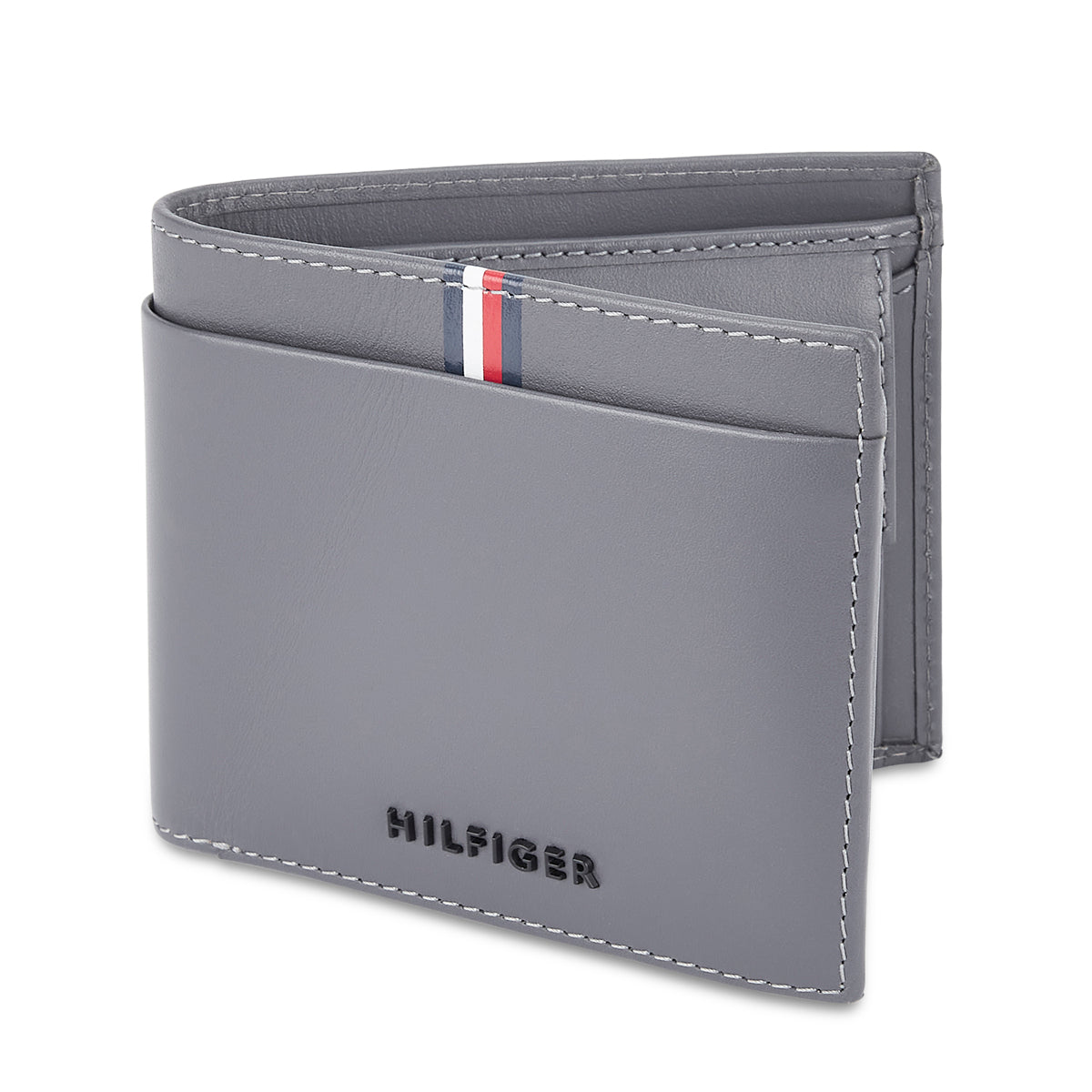Tommy Hilfiger Drammen Men's Leather Wallet grey