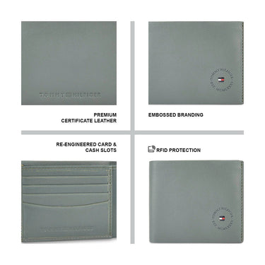 Tommy Hilfiger Floro Men's Global Coin Wallet Olive